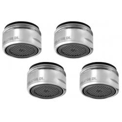 SET 4x Perlátor vonkajší závit M24x1, chróm