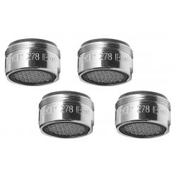 SET 4x Perlátor vonkajší závit M20x1, chróm