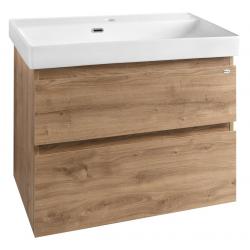 ALTAIR umývadlová skrinka 76x60x37cm, dub emporio