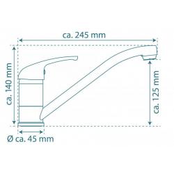 Eisl Athos Plus Lesklý chróm