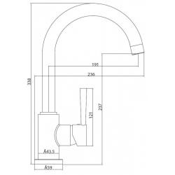 Eisl Stella LED Lesklý chróm