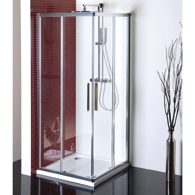 LUCIS LINE štvorcová sprchová zástena 900x900mm, číre sklo