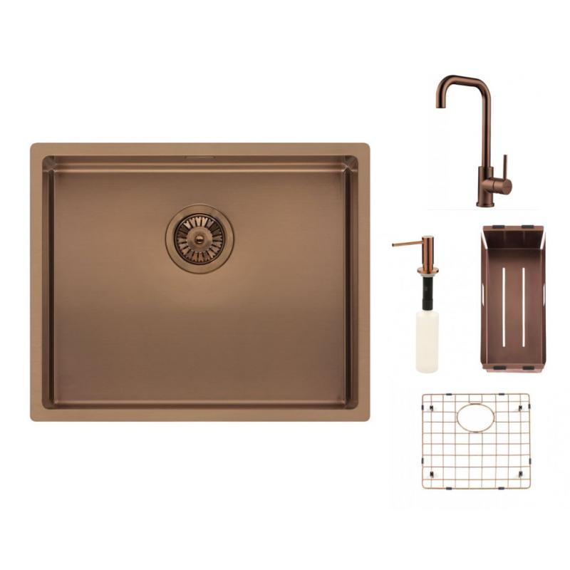 Reginox SET Miami 500 Copper + batéria Crystal + príslušenstvo Copper