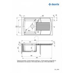 Deante Lusitano 860.0 Biela keramika