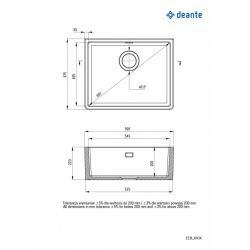 Deante Sabor 595 Biela keramika
