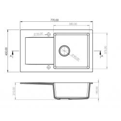Granisil Fabero 770.0 Black metallic