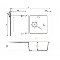 Granisil Proba 765.0 Black metallic