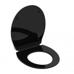 Schütte SLIM BLACK| Duroplast, Soft Close 