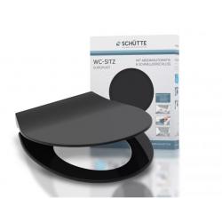 Schütte SLIM BLACK| Duroplast, Soft Close 