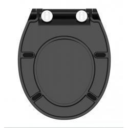 Schütte SLIM BLACK| Duroplast, Soft Close 