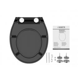 Schütte SLIM BLACK| Duroplast, Soft Close 