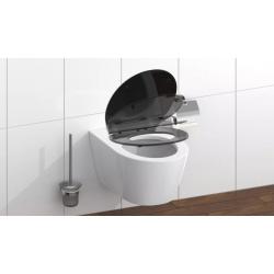 Schütte SLIM BLACK| Duroplast, Soft Close 