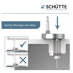 Schütte SLIM BLACK| Duroplast, Soft Close 