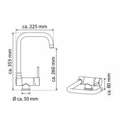 Eisl Flexo sklopná Lesklý chróm