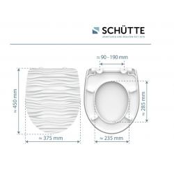 Schütte WHITE WAVE | Duroplast HG, Soft Close 