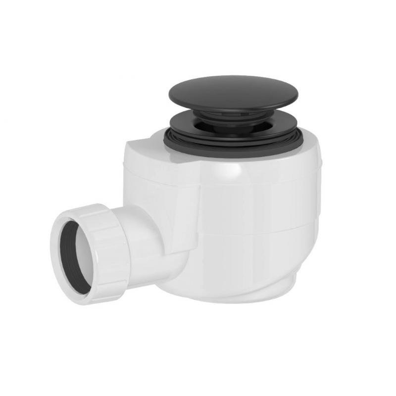 Vaňová výpusť DN40, click-clack, čierna mat