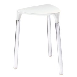 YANNIS kúpeľňová stolička, 37x43,5x32,3cm, biela
