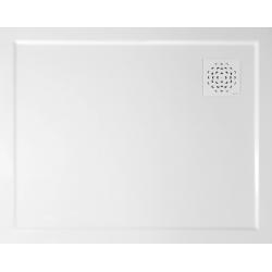 XENA vanička z liateho mramoru, obdĺžniková 100x80cm, biela