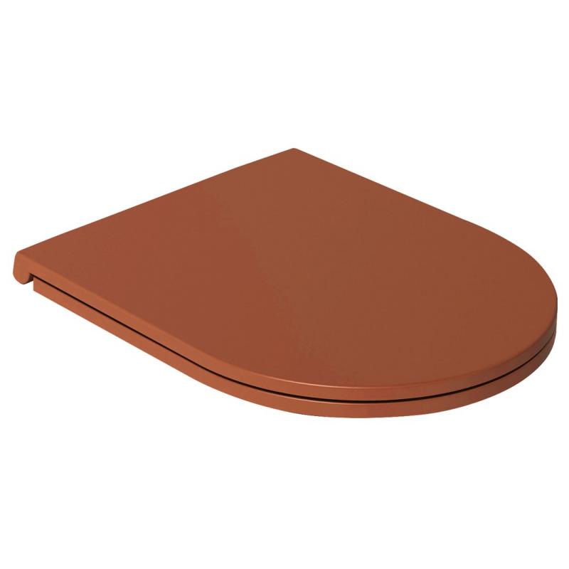 INFINITY WC sedátko SLIM, Soft Close, Easy Take, terracotta