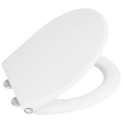 PHARO WC sedátko s LED osvetlením, Soft Close, Easy Take, biela