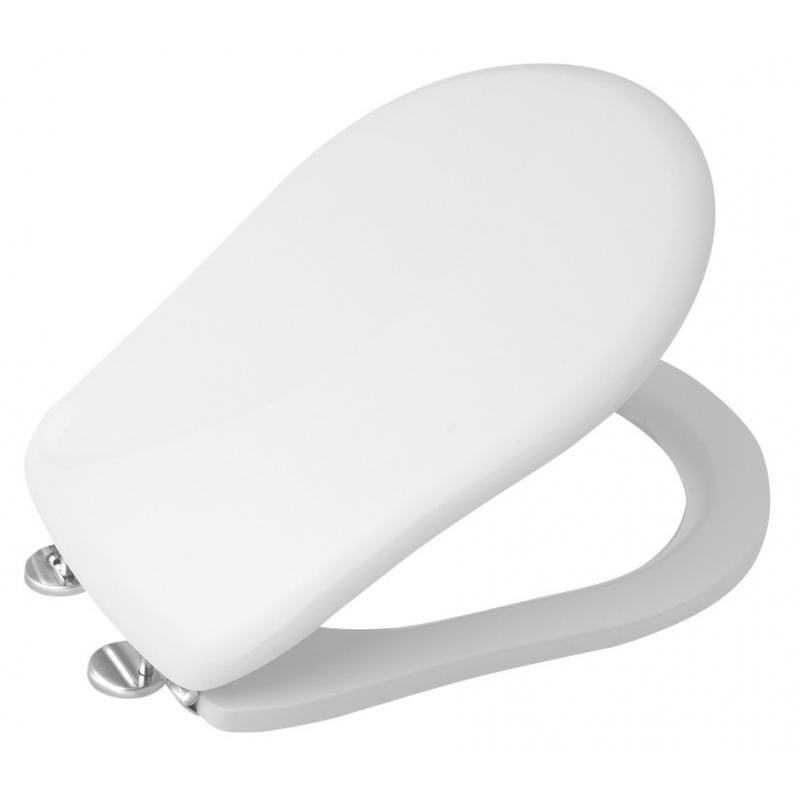 RETRO WC sedátko, biela/chróm