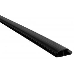 EASY BLACK magnetické tesnenie pivotových dverí, 1833mm