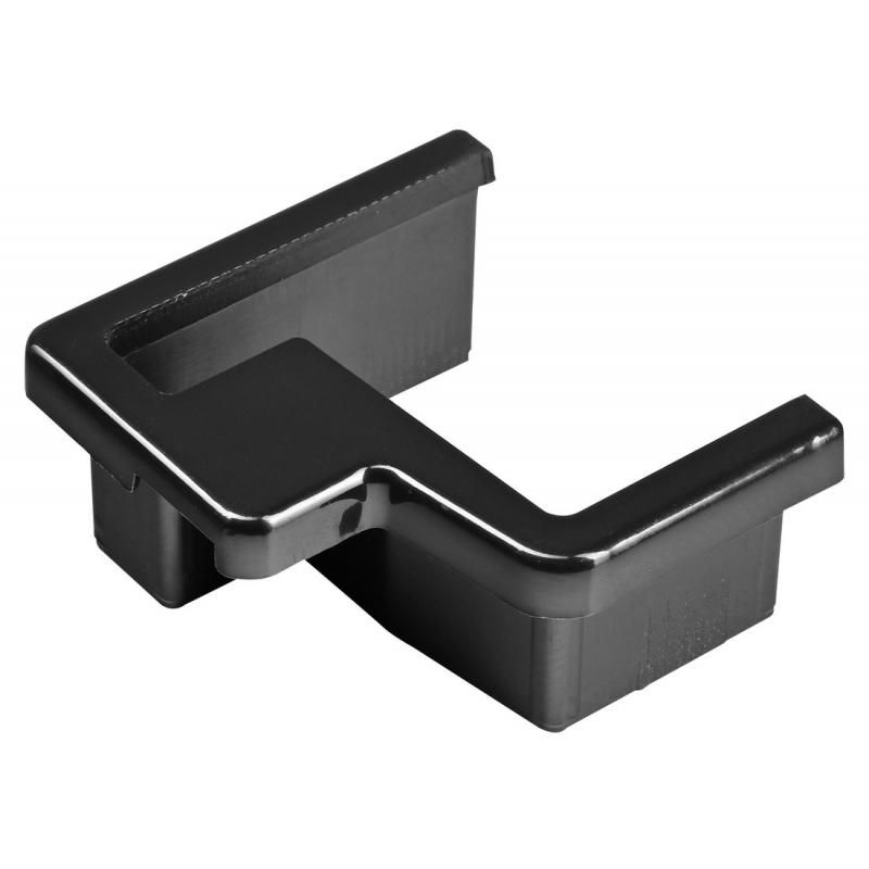 EASY BLACK krytka spojovacieho profilu, pravá