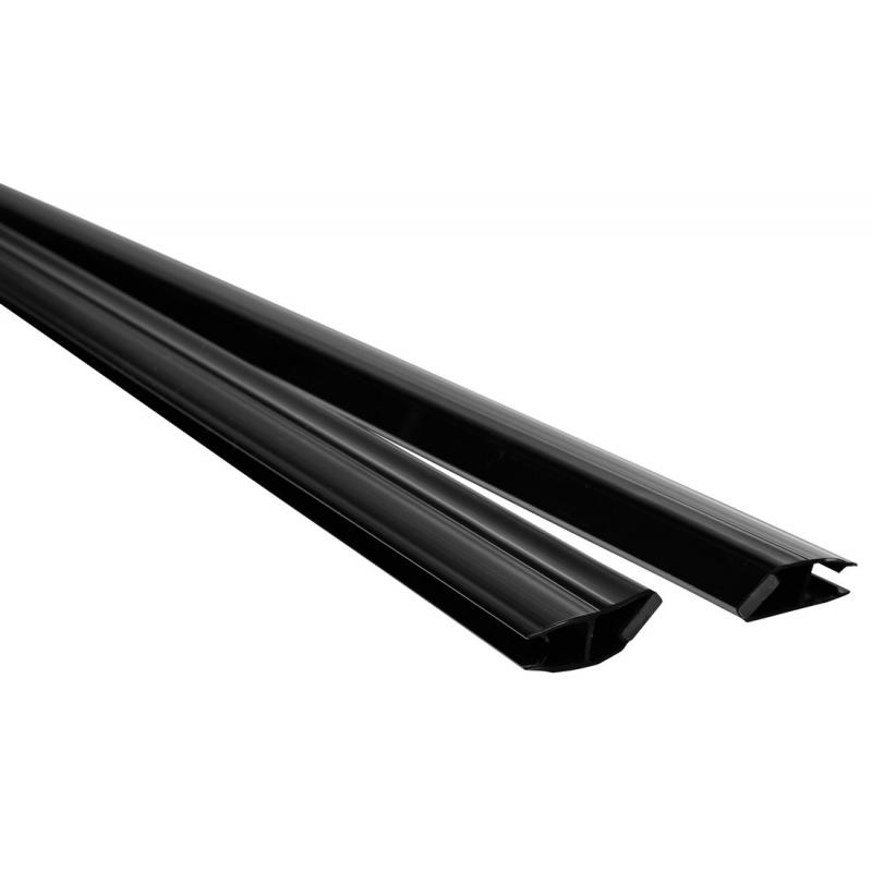 EASY BLACK set magnetických tesnení 45 ° pre sklo 6/6mm, 1900mm