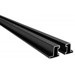 EASY BLACK set vodorovných nastavovacích profilov pivotových dverí 1900mm