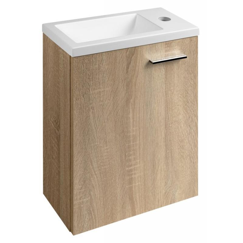 ZOJA umývadlová skrinka 37x50x18cm, dub platin