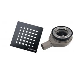 FLEXIA vaničkový sifón, otvor vaničky 90mm, DN40, gun metal