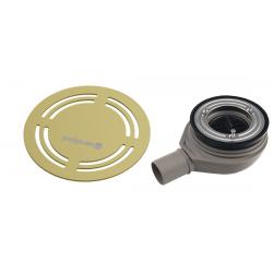 FLEXIA vaničkový sifón, otvor vaničky 90mm, DN40, zlato