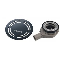 FLEXIA vaničkový sifón, otvor vaničky 90mm, DN40, gun metal