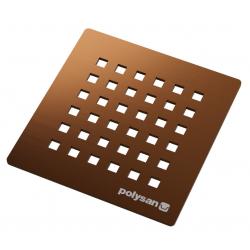 FLEXIA štvorcová krytka sifónu, zlato mat