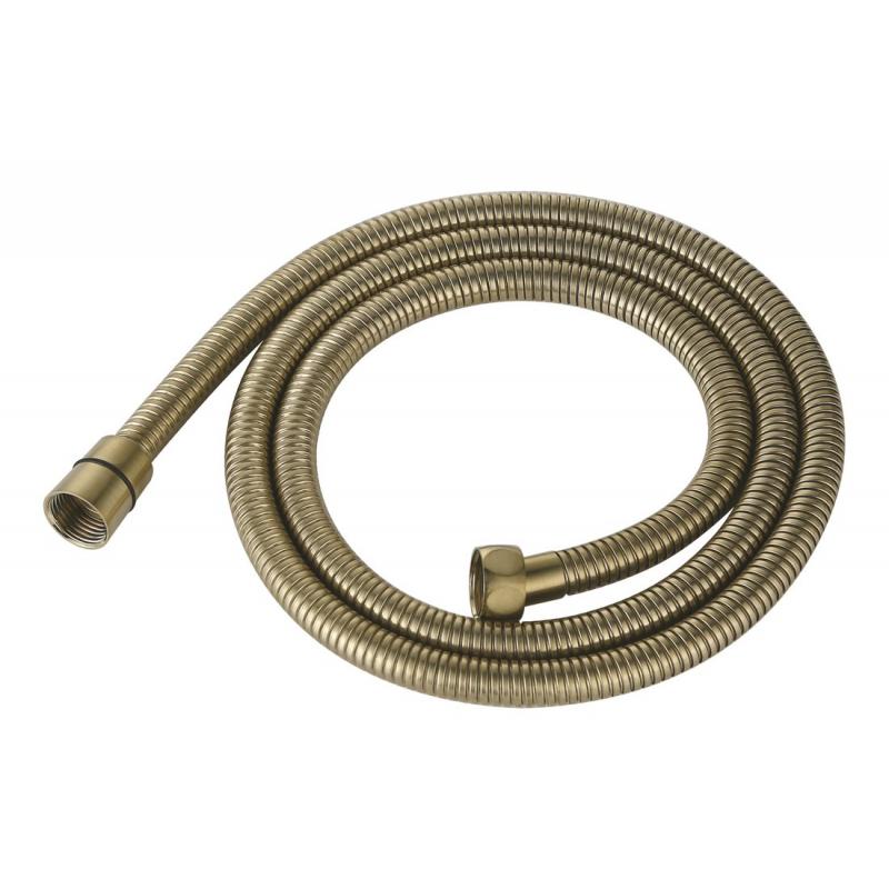 POWERFLEX kovová sprchová hadica, 150cm, zlato mat