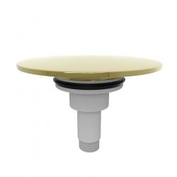 Zátka výpuste vaňovej súpravy, click-clack, čierna mat