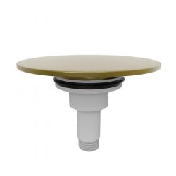 Zátka výpuste vaňovej súpravy, click-clack, čierna mat