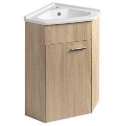 ZOJA rohová umývadlová skrinka 39x74x39cm, dub platin pre 1601-40