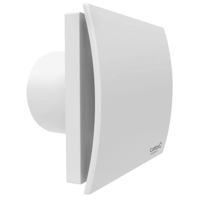 SILENTIS UC TH 10 kúpeľňový ventilátor axiálny s automatom, 8W, potrubie 100mm, biela