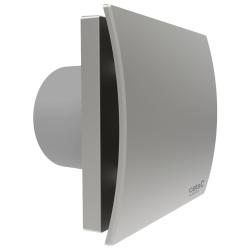 SILENTIS UC 10 TIMER kúpeľňový ventilátor axiálny s časovačom, 8W, potrubie 100mm, strieborná