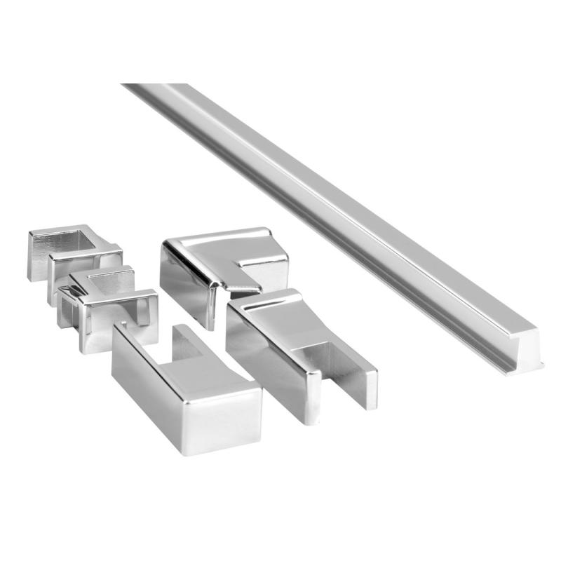 TRINITY prietoková lišta, chróm