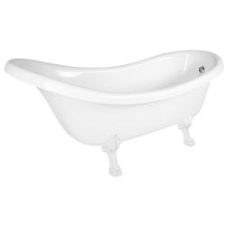 RETRO voľne stojaca vaňa 174,5x82x80,5cm, biela, nohy biele
