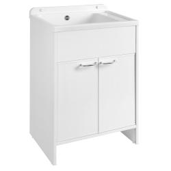 Skrinka pod výlevku 58,2x78x38,3cm, plast, biela