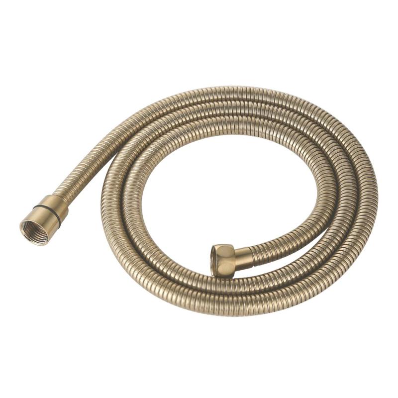 POWERFLEX kovová sprchová hadica, 150cm, svetlé zlato mat