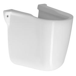 SPIRAL keramický kryt sifónu, polostĺp, biela