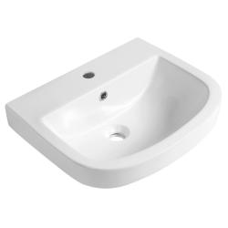 VIBRANT keramické umývadlo 51x42cm, biela