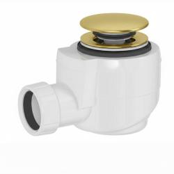 Vaňová výpusť DN40, click-clack, zlato mat