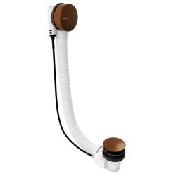 MARBLE vaňová súprava s bovdenom, dĺžka 800mm, meď matná