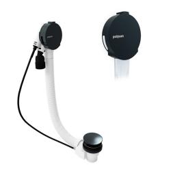 MARBLE vaňová súprava s napúšťaním, bovden, dĺžka 800mm, gun metal