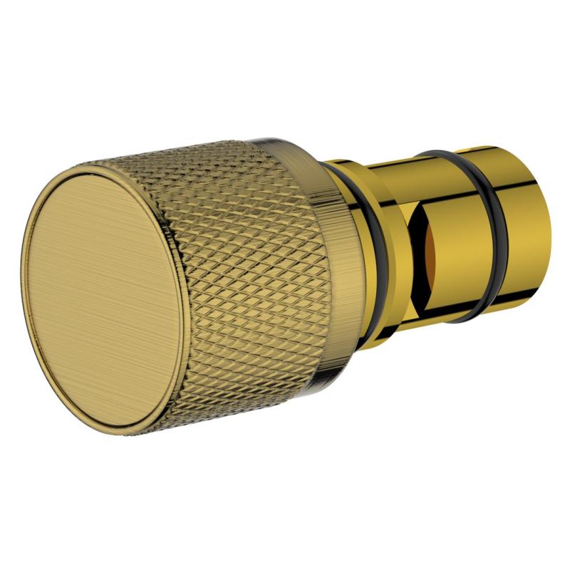 Prepínač kartuše s ovládačom, 2 výstupy, zlato mat